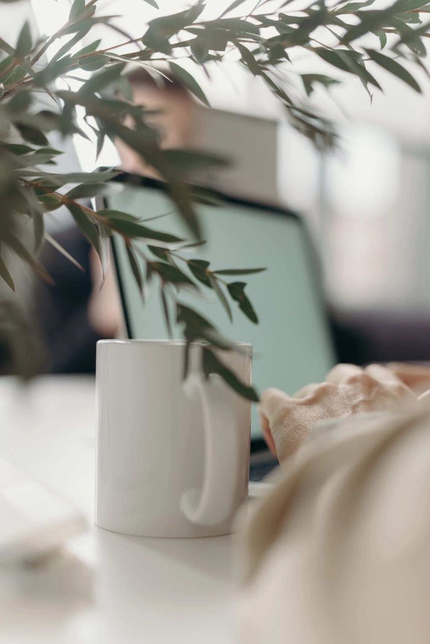 The everyday desktop — A closer view of the objects that share a working surface.
